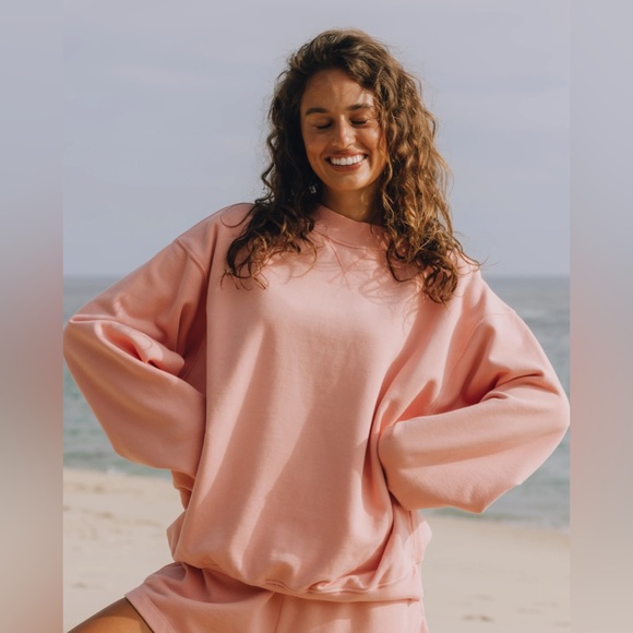 Daily Drills Dusty Rose Vintage Crew Set - Picture 1 of 7